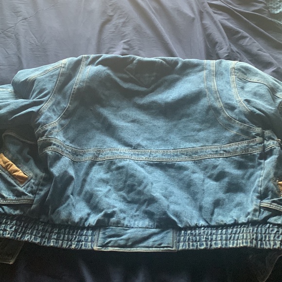 Context flannel lined jean jacket size L. - Picture 3 of 3